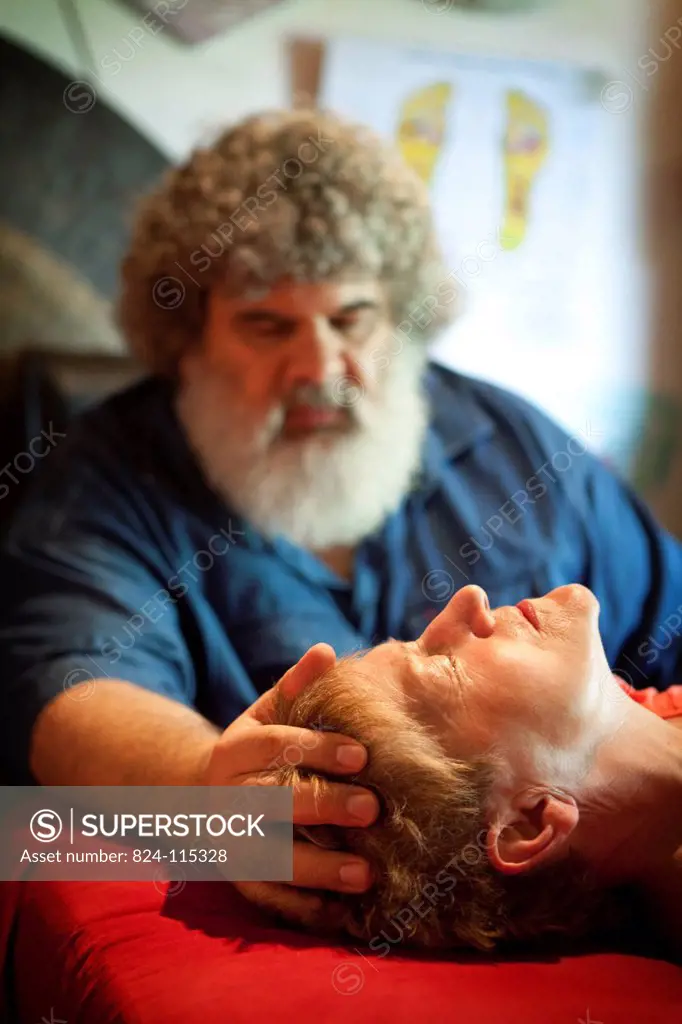 Photo essay on a healer, magnetizer, massage therapist.