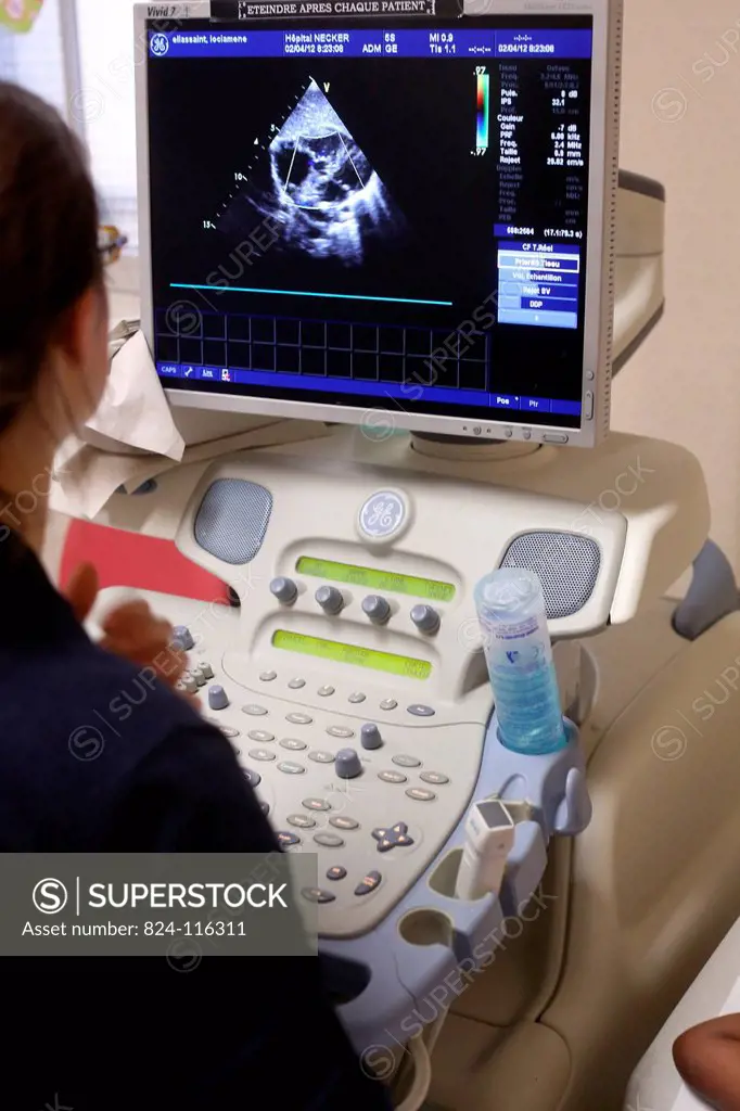 Echography in a French hospital