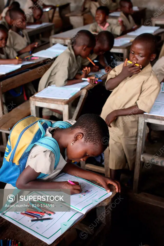 Primary school in Africa.
