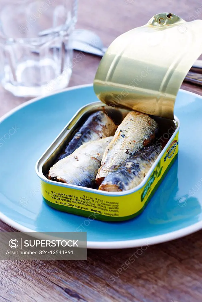 Can of sardines.