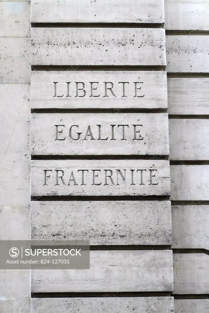 Liberty, Equality, Fraternity.