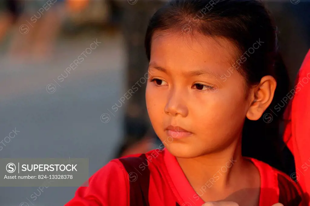 Portrait. Lao girl.