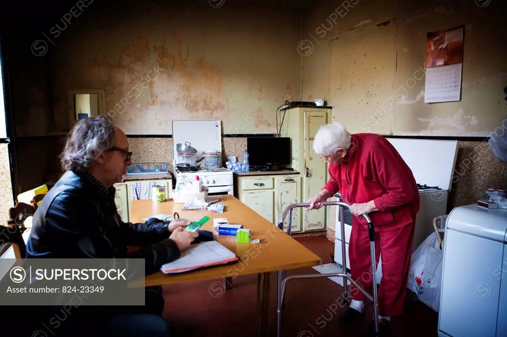 Photo essay on a country doctor in Picardie, France. He shares his time with consultations at his two offices and home visits. He has also launched an...