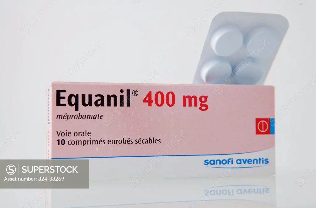 Equanil anxyolitique, médicament retiré du marché le 10 janvier 2012, selon les recommandations de l´Afssaps.