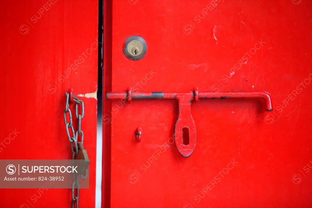 Tin Hau Temple. Door.