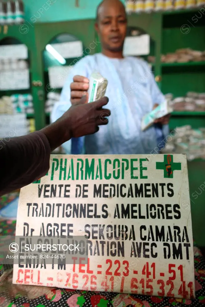 African herb medicine store.
