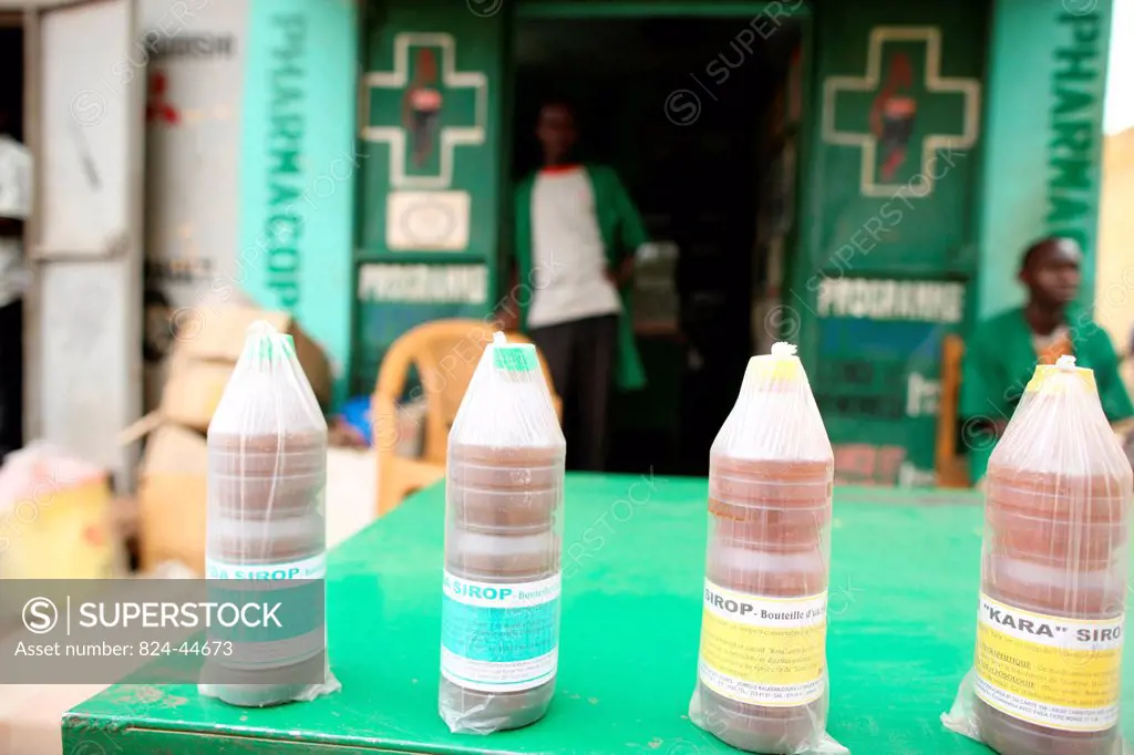 African herb medicine store.