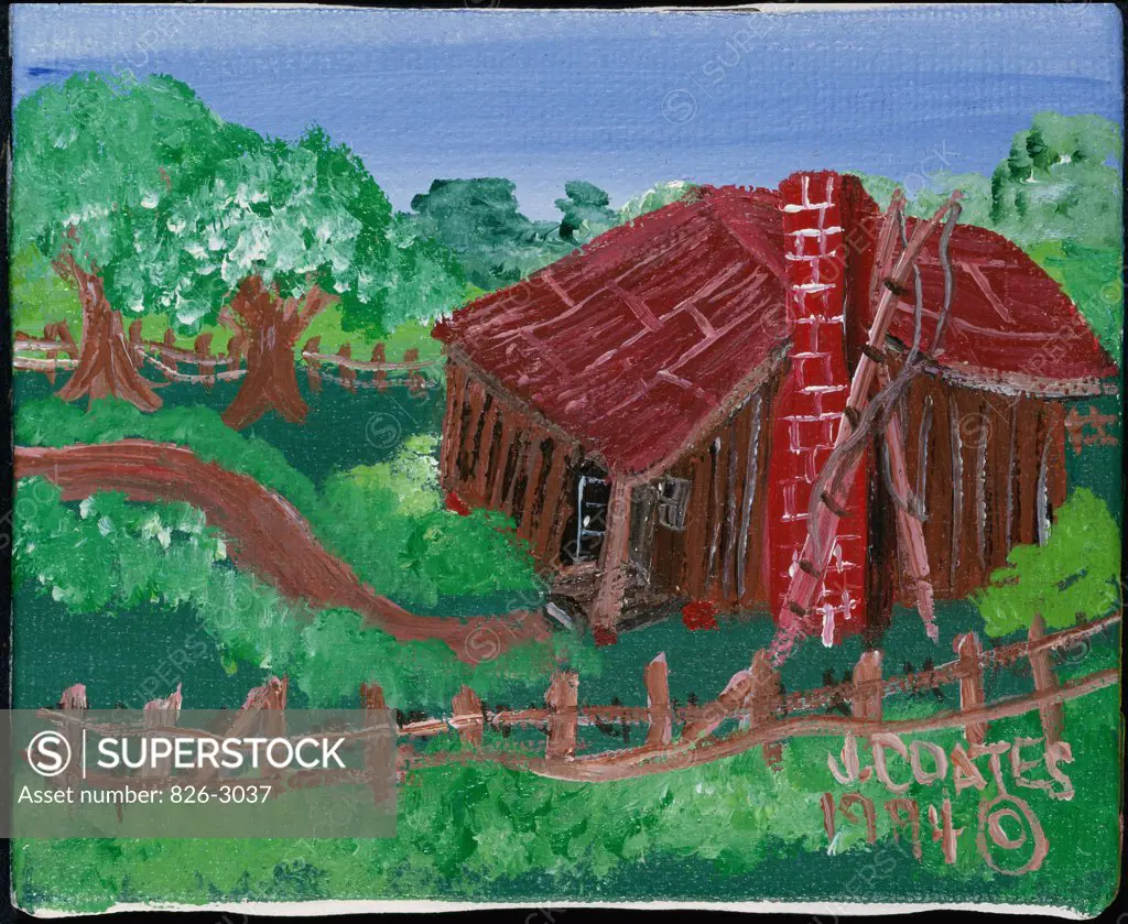 Our House 1994 Jessie Coates (20th Century/American) Acrylic on masonite Private Collection