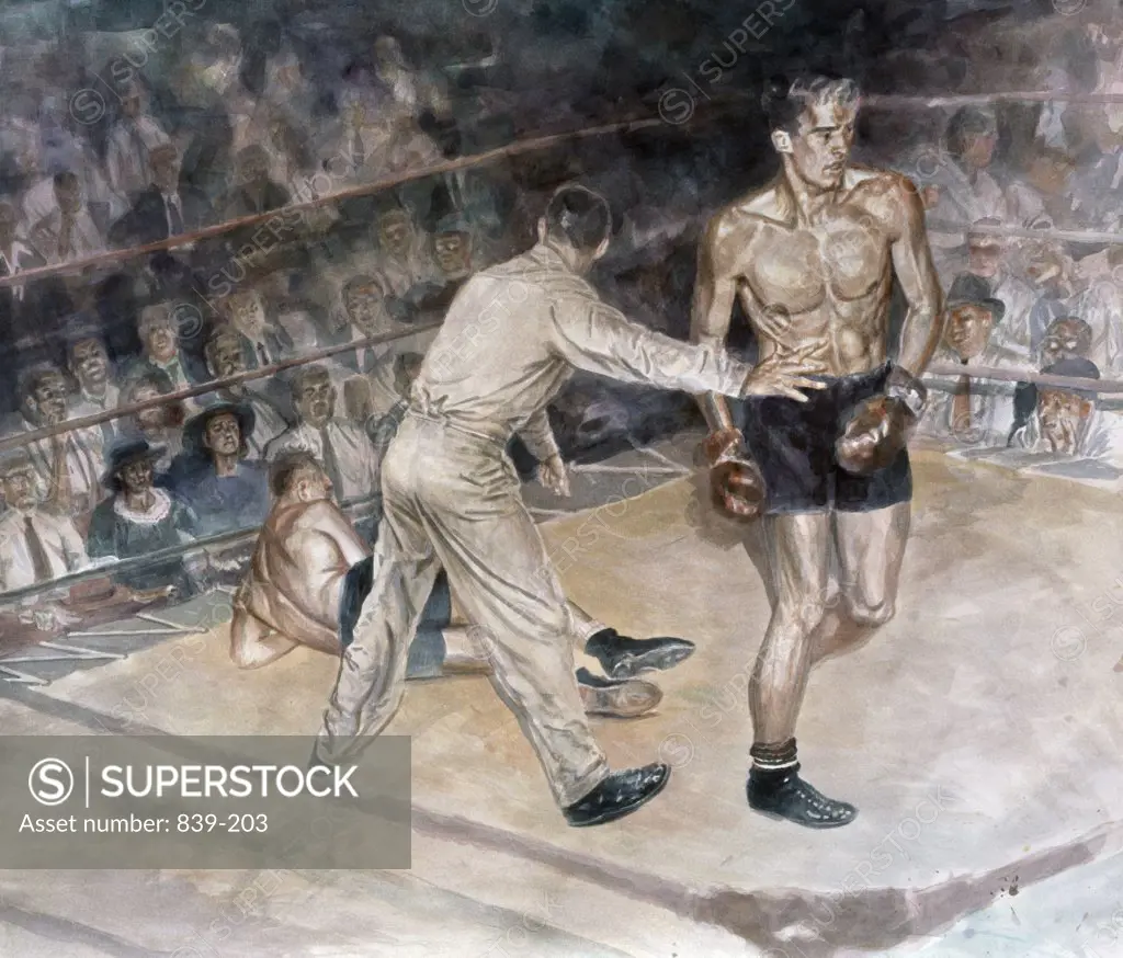 Boxers Lance Richbourg (b.1938 American)