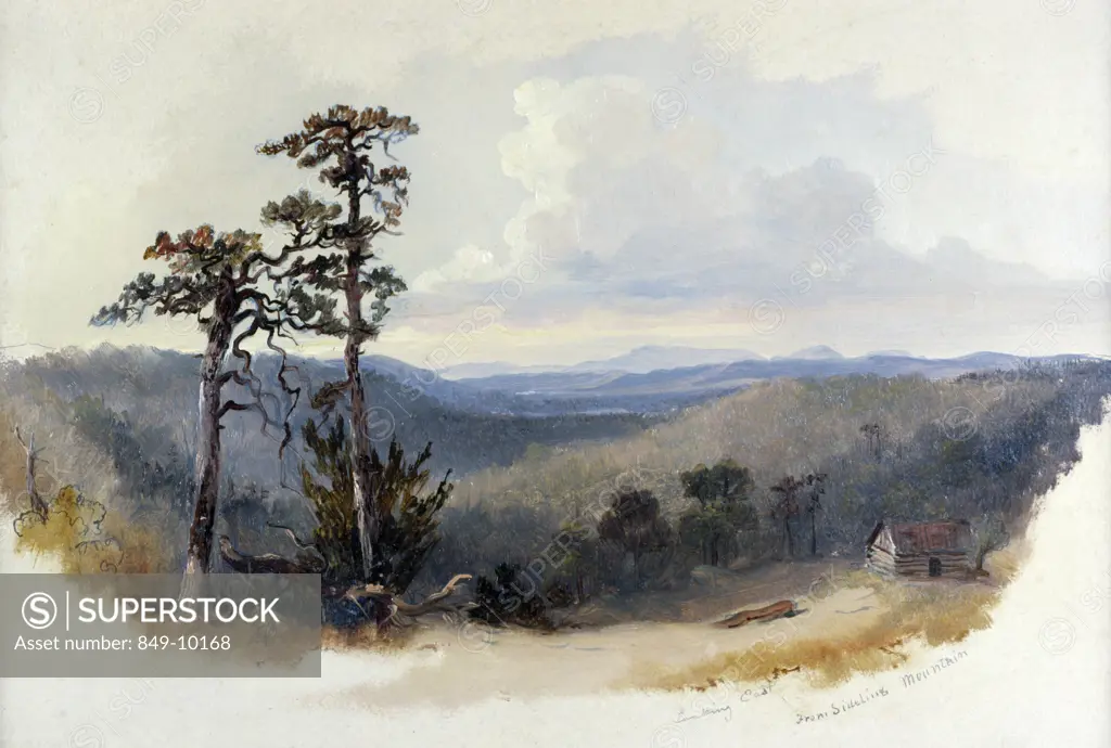 Looking East by Russell Smith,  (1812-1896 ),  USA,  Pennsylvania,  Philadelphia,  David David Gallery