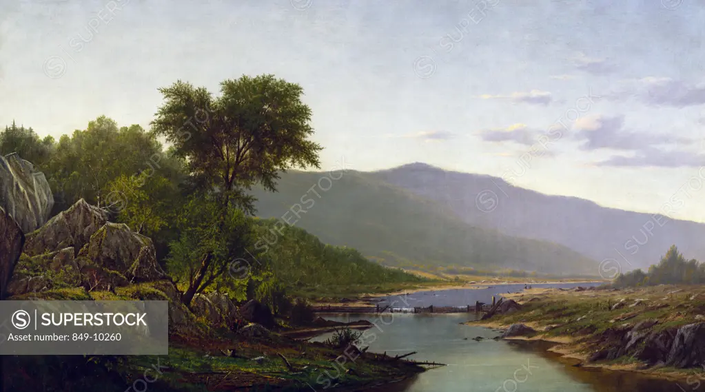 Summer by Charles W. Knapp,  Painting,  (1823-1900),  USA,  Pennsylvania,  Philadelphia,  David David Gallery