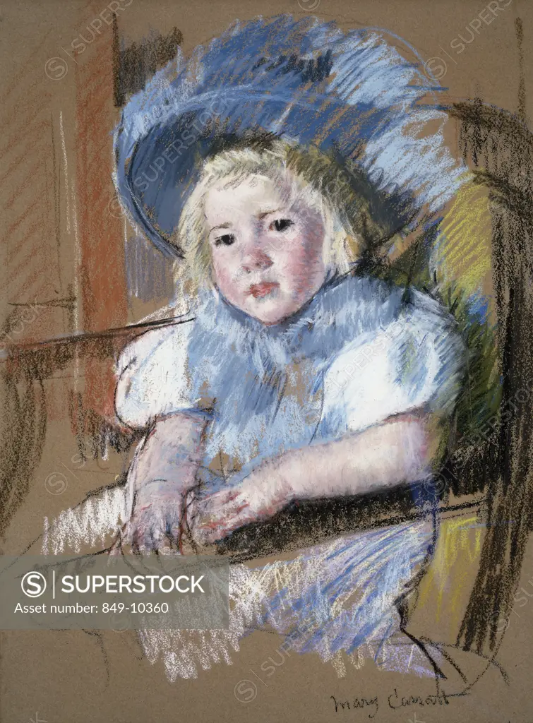 Simone Seated  Mary Cassatt  (1845-1926/ American) Pastel on Paper  David David Gallery, Philadelphia 