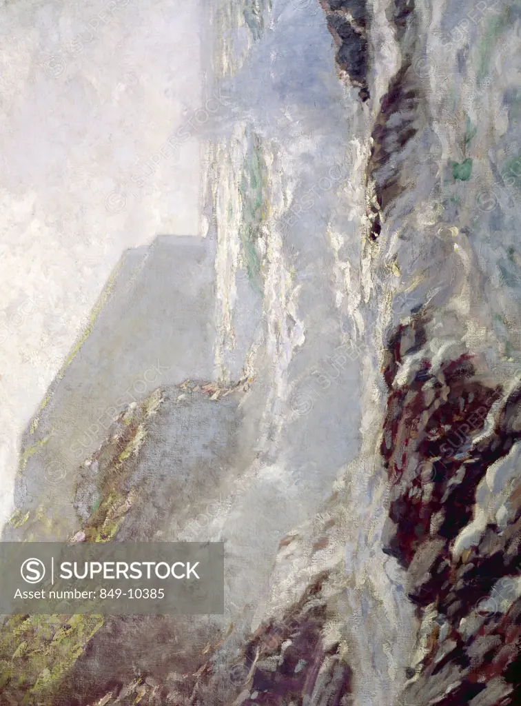 Crashing Surf by Paul Dougherty,  oil on canvas,  (1877-1947),  USA,  Pennsylvania,  Philadelphia,  David David Gallery