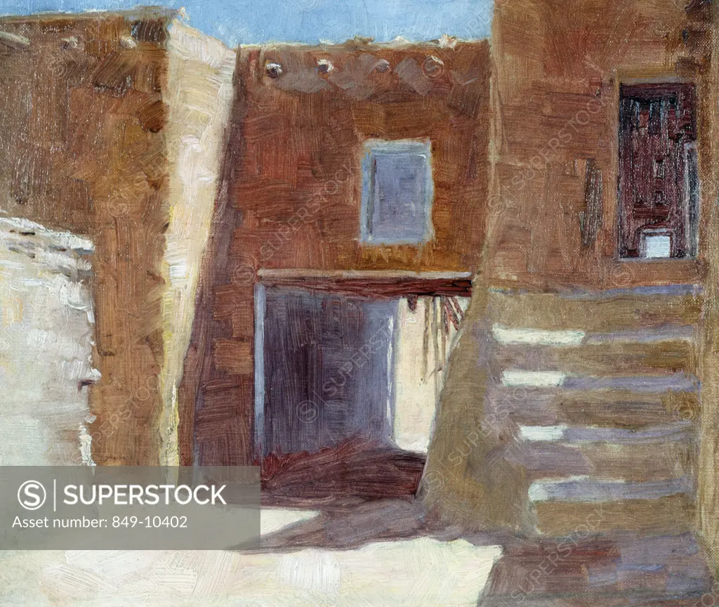 Sunlit Steps Frank Reed Whiteside (1866-1929 American) David David Gallery, Philadelphia 