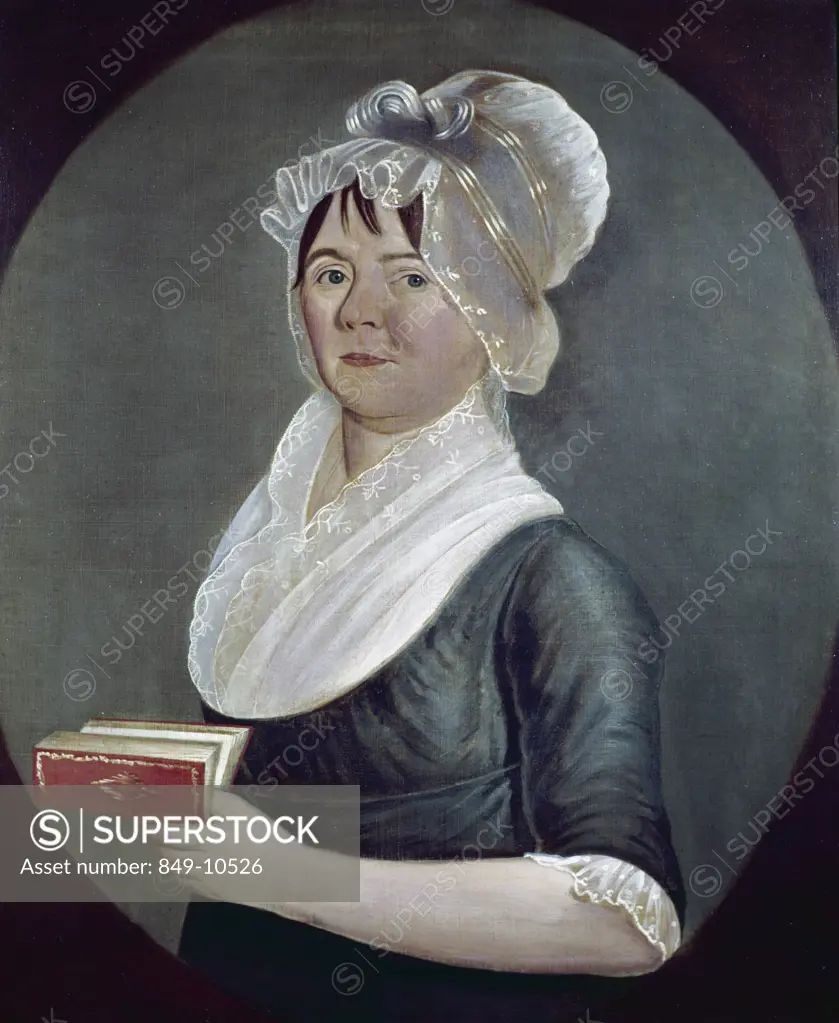 Mrs. Nathan Hoyt by William Jennys,  18th century,  USA,  Pennsylvania,  Philadelphia,  David David Gallery