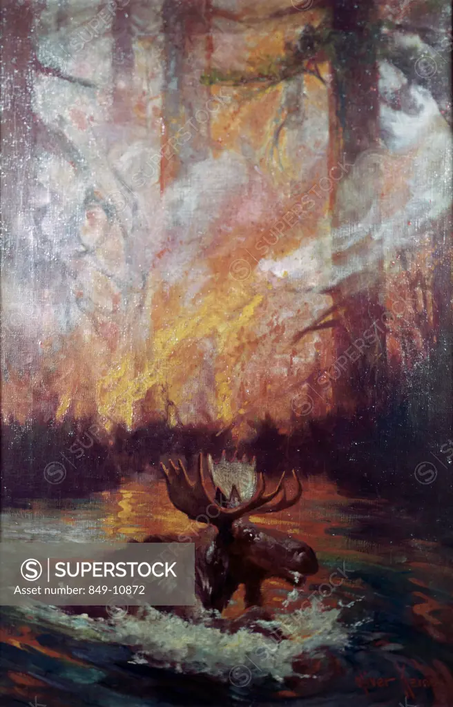 Moose by Oliver Kemp,  (1887-1934),  USA,  Pennsylvania,  Philadelphia,  David David Gallery