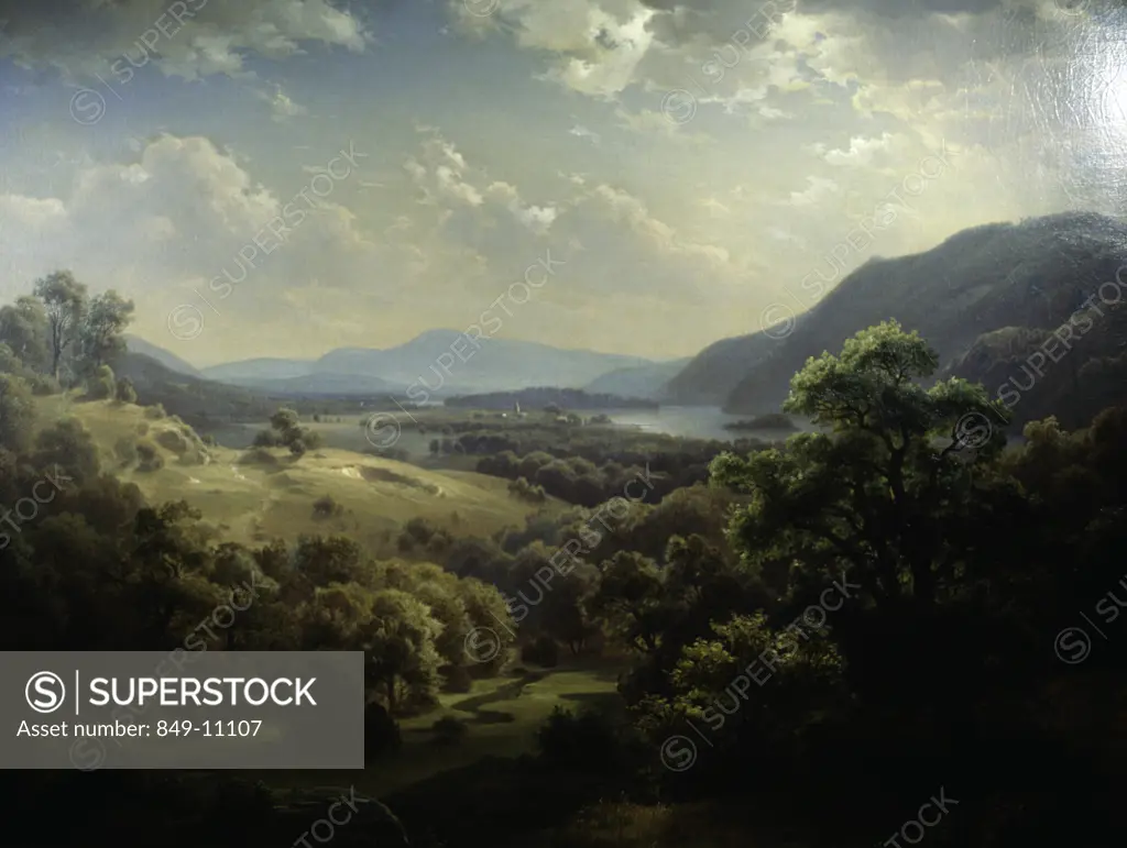 The Great Valley by Paul Weber,  (1823-1916),  USA,  Pennsylvania,  Philadelphia,  David David Gallery