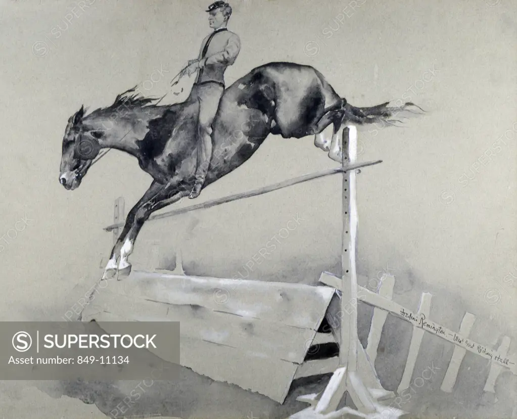 Jump Frederic Remington (1861-1909 American) David David Gallery, Philadelphia