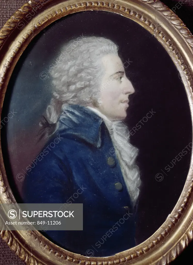 Portrait of a Gentleman by James Sharples, 18th century, USA, Pennsylvania, Philadelphia, David David Gallery