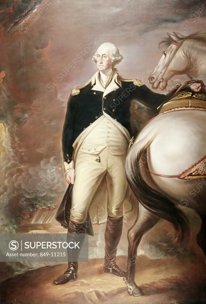 George Washington 19th C. Artist Unknown (French) Oil on canvas David David Gallery, Philadelphia, Pennsylvania, USA