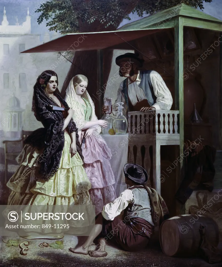 The Vendor by Paul Villamil, 19th century, USA, Pennsylvania, Philadelphia, David David Gallery
