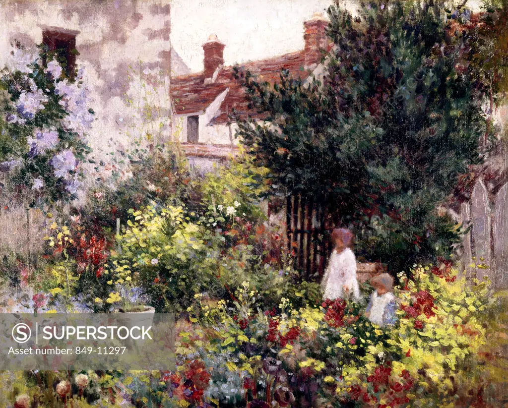 In the Garden  1895 Camille Pissarro (1830-1903 French) David David Gallery, Philadelphia 