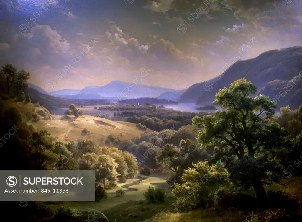Summer Landscape ca. 1860 Paul Weber (1823-1916/American) David David Gallery, Philadelphia 