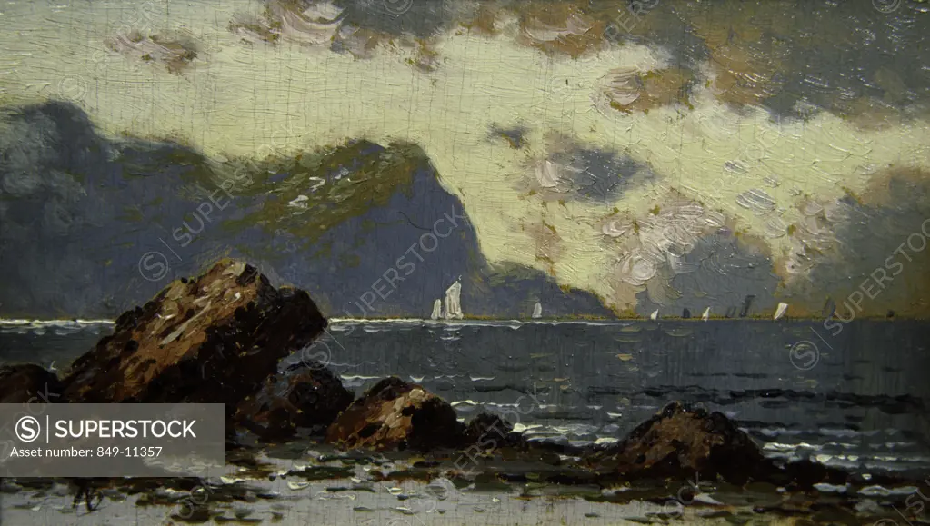 Coastal View (Morning) by Alfred Thompson Bricher, 1885, painting, (1837-1908), USA, Pennsylvania, Philadelphia, David David Gallery