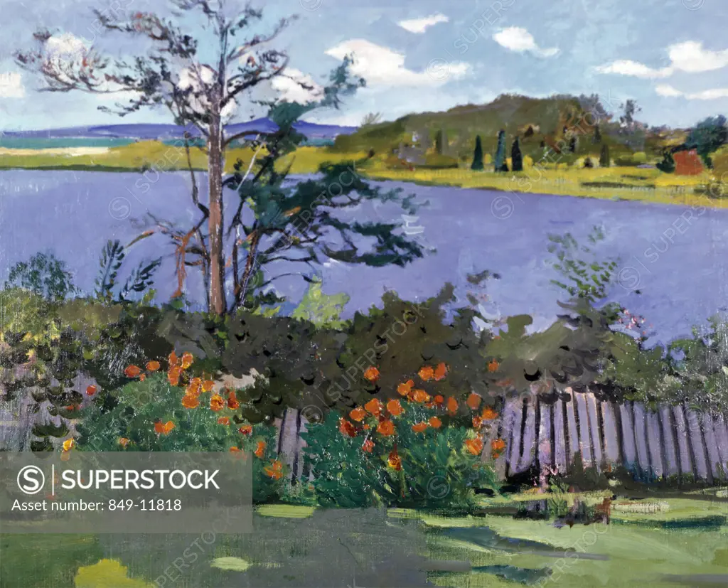 Lakeview by Nicolai Cikovsky,  oil on canvas,  (1894-1984),  USA,  Philadelphia,  Pennsylvania,  David David Gallery