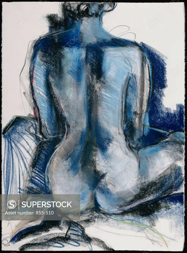 Blue Nude Michelle Puleo (b.1967 American) 