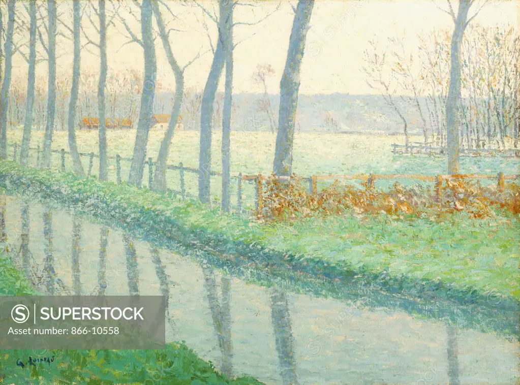 Le Sausseron, Nesles-la Vallee. Gustave Loiseau (1865-1935). Oil on canvas. Painted c.1891. 54.6 x 73cm