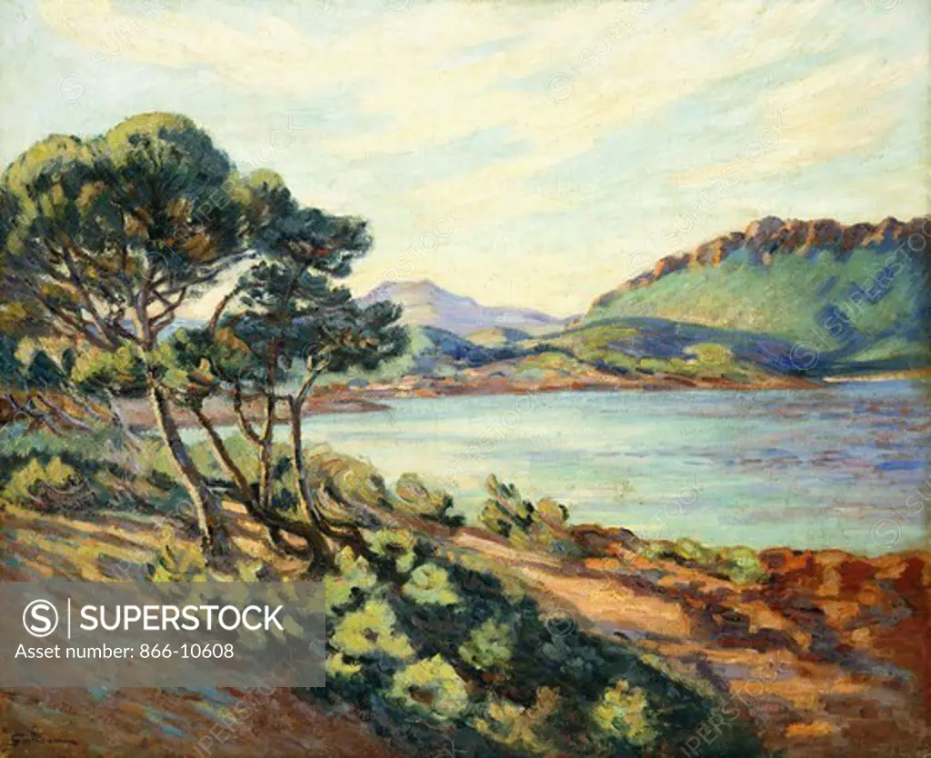 La Baie d'Agay. Armand Guillaumin (1841-1927). Oil on canvas, c. 1910. 60.3 x 73.7cm