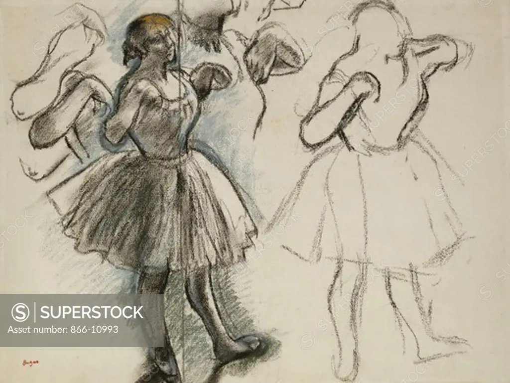 Dancers; Danseuses. Edgar Degas (1834-1917). Pastel on paper. 47.6 x 62.8cm.