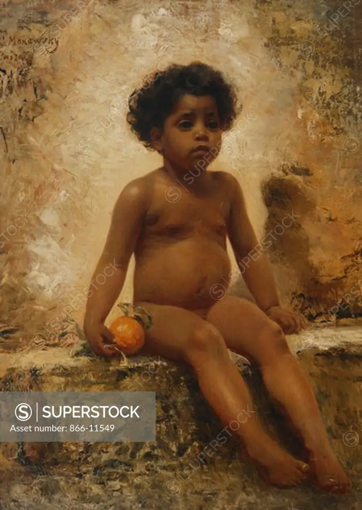The Urchin. Constantin Makowsky (1839-1915). Oil on canvas. 80 x 58cm