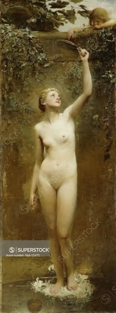 Truth. George William Joy (1844-1925). Oil on canvas. 256.5 x 94.5cm.