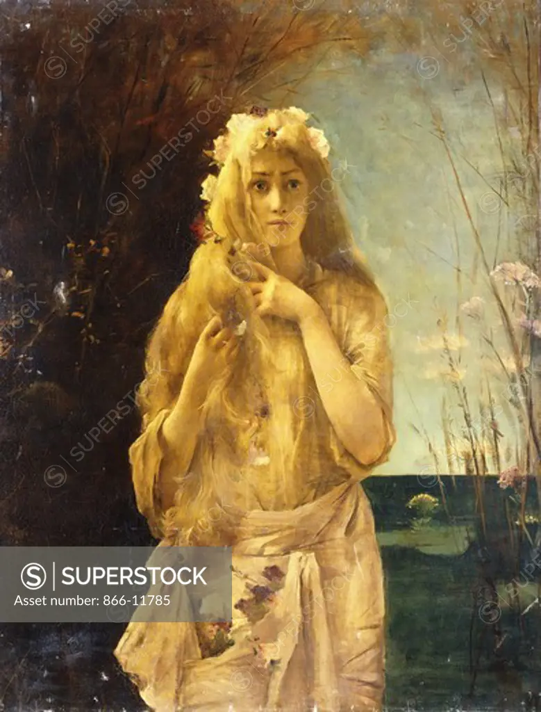 Ophelia. Alfred Stevens (1823-1906). Oil on canvas. 128 x 99cm
