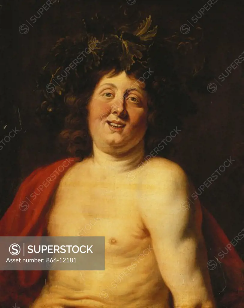 The Young Bacchus. Jacob Jordaens the Elder (1593-1678). Oil on canvas. 77.2 x 62cm.