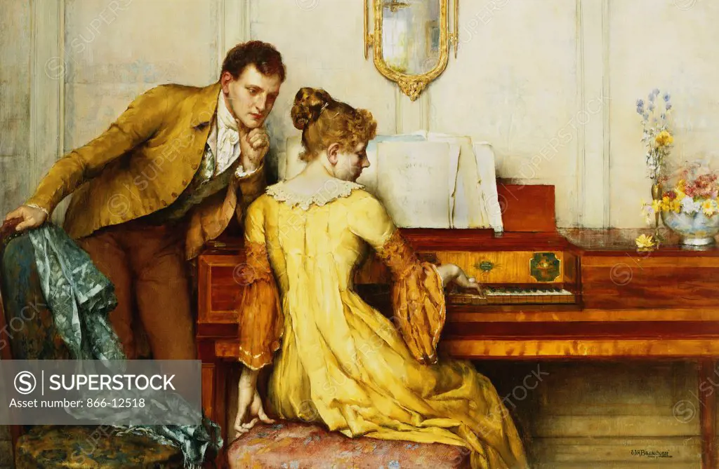 The Broken Chord. William A. Breakspeare (1855-1914). Oil on canvas. 41.9 x 62.5cm