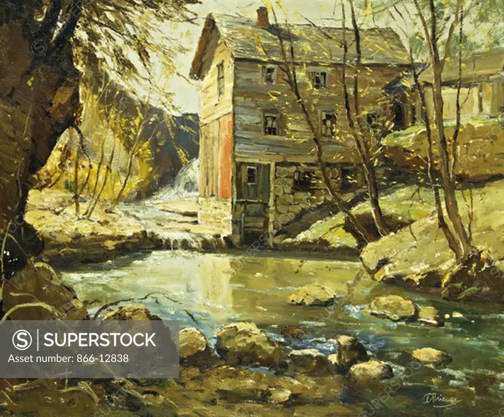 The Mill. Anthony Thieme (1889-1954). Oil on canvas. 63.5 x 76.2cm