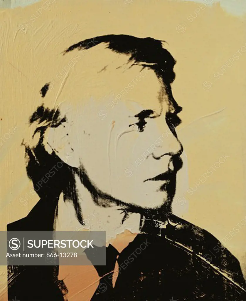 Self-Portrait. Andy Warhol (1928-1987). Synthetic polymer silkscreened on canvas. 40.6 x 33cm.
