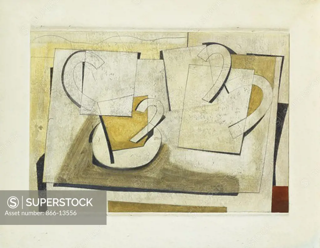 Still Life. Ben Nicholson (1894-1982). Oil and pencil on board. 38 x 48.6cm
