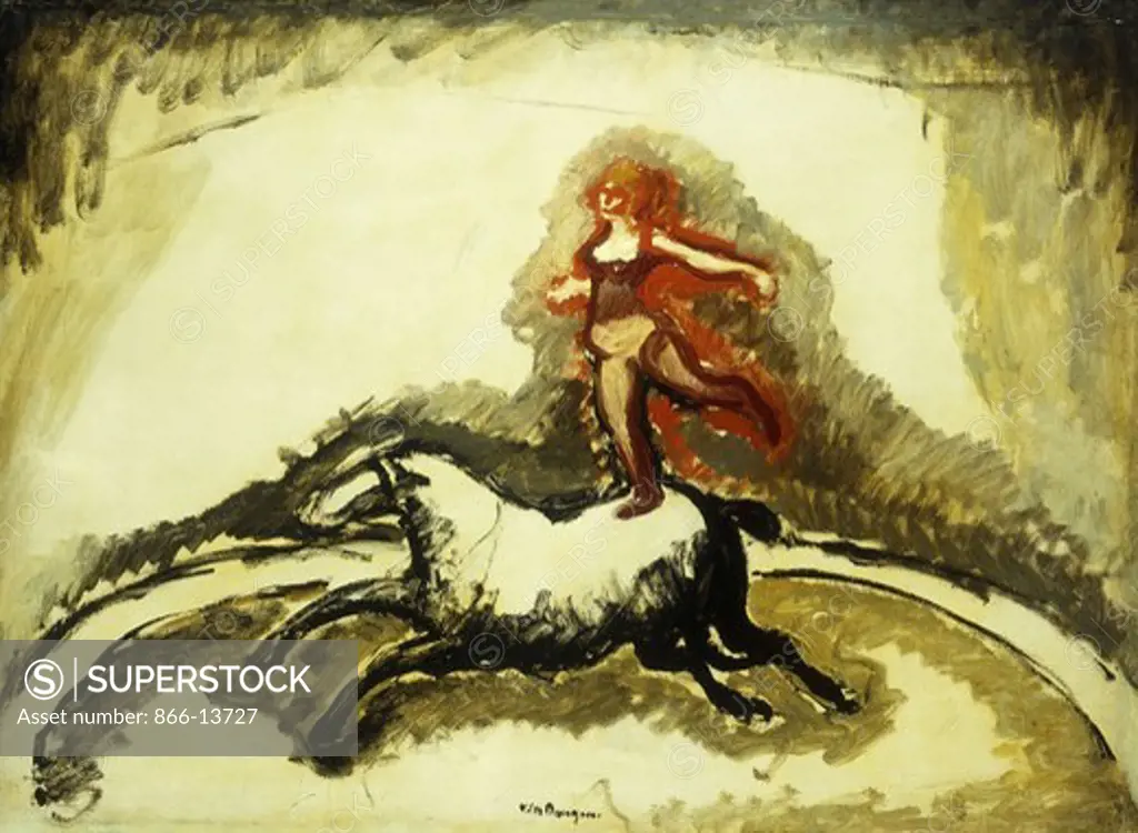 The Horsewoman; L'Ecuyere. Kees van Dongen (1877-1968). Oil on canvas. Painted 1905-1907. 73.7 x 100.4cm