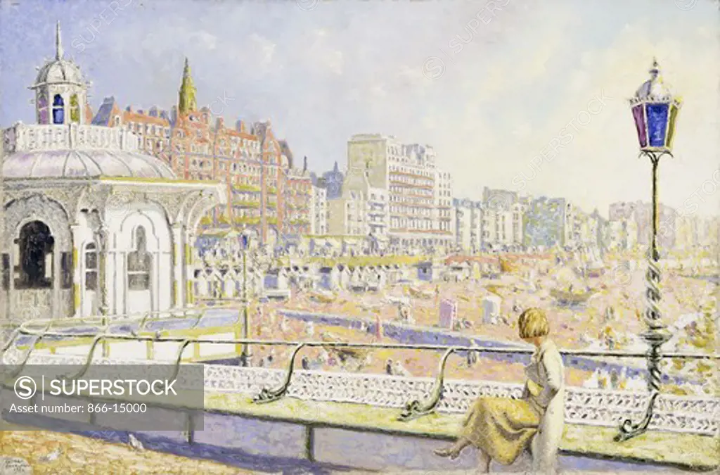 Brighton. George Charlton (1899-1979). Oil on canvas. Signed and dated 1932. 30 x 46in