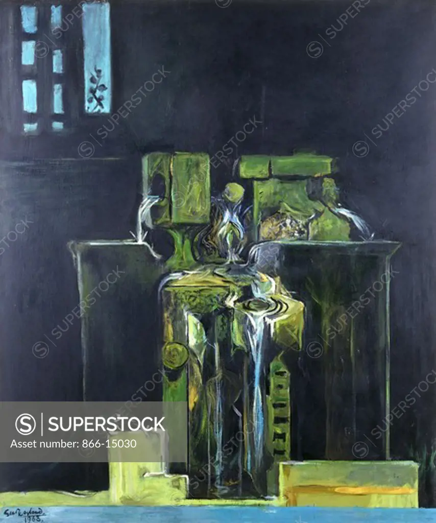 The Fountain. Graham Sutherland (1903-1980). Oil on canvas. Signed and dated 1963. 56.5 x 47.5in