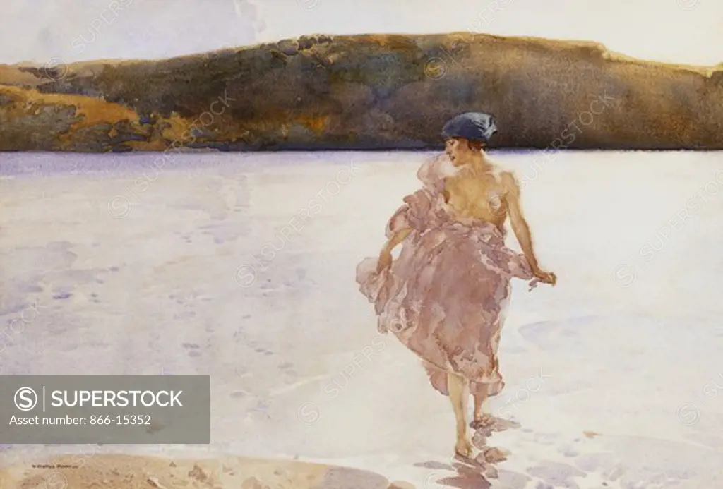 Lochside Caprice. Sir William Russell Flint (1880-1969). Watercolour and bodycolour. 35.5 x 53cm