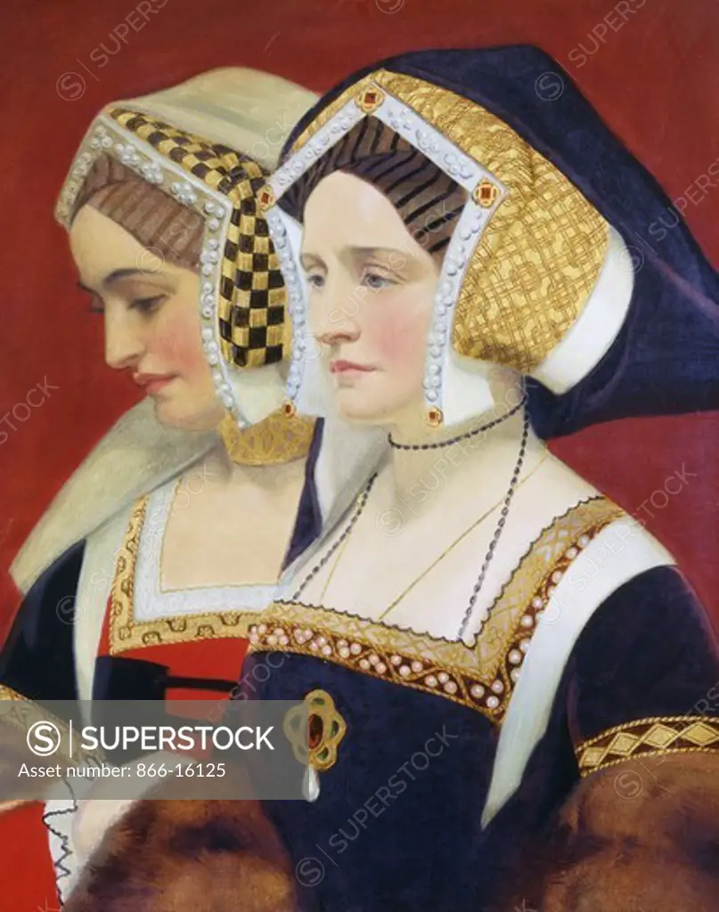 The Maids of Honour. Frank O. Salisbury (1874-1962). Oil on canvas. c. 1910. 61 x 50.8cm