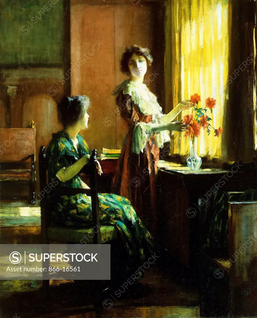 Sunny Window. Francis Coates Jones (1857-1932). Oil on canvas. 69.2 x 56.8cm.