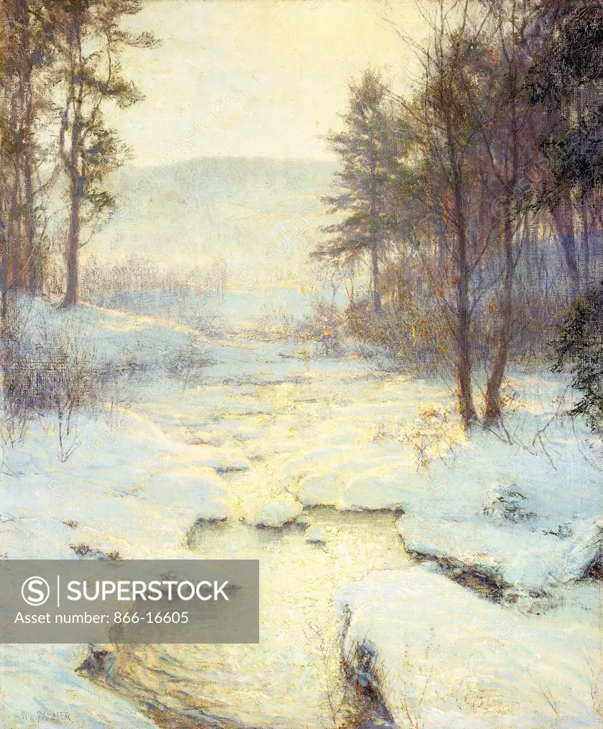 Winter Sunlight. Walter Launt Palmer (1854-1932). Oil on canvas. 76.3 x 63.7cm.