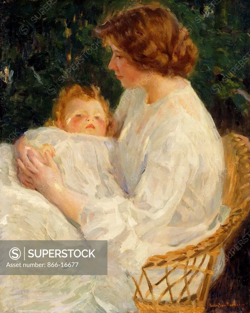 First Born. Lawton Silas Parker (1868-1954). Oil on canvas. 81 x 64.7cm.