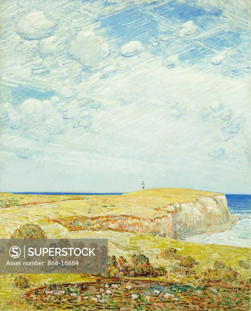 Montauk Point. Frederick Childe Hassam (1859-1935). Oil on canvas. Signed and dated 1922. 100.4 x 82.2cm.